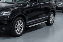 Porsche Cayenne 2010–2017 Sivuporrast Shining V1 (2 kpl, alumiini) kuva 1