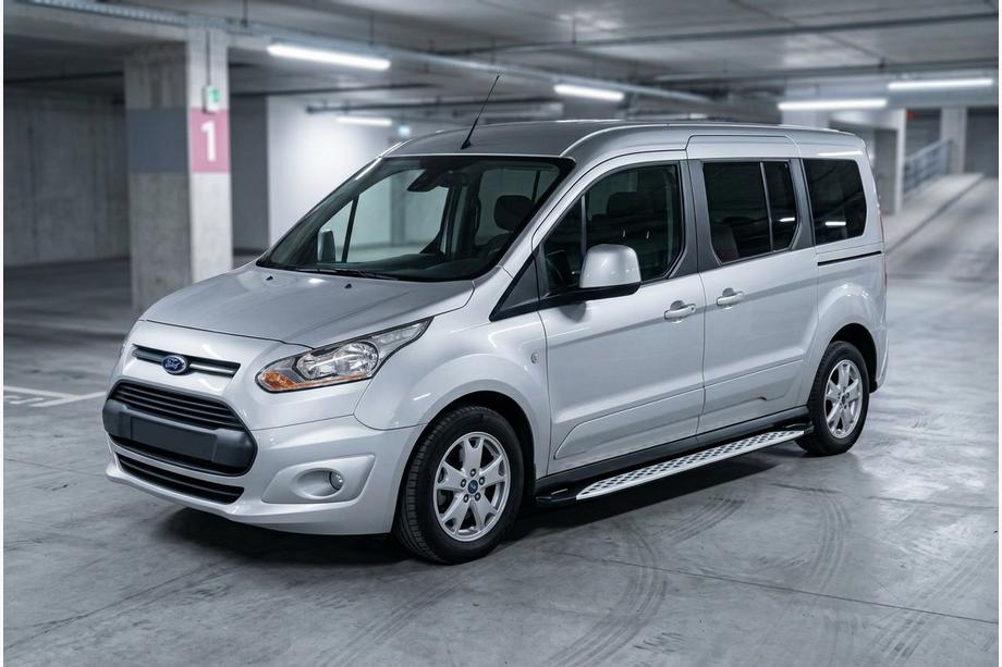 Ford Connect 2014–2021 Sivuporrast Shining V1 (2 kpl, alumiini) Image