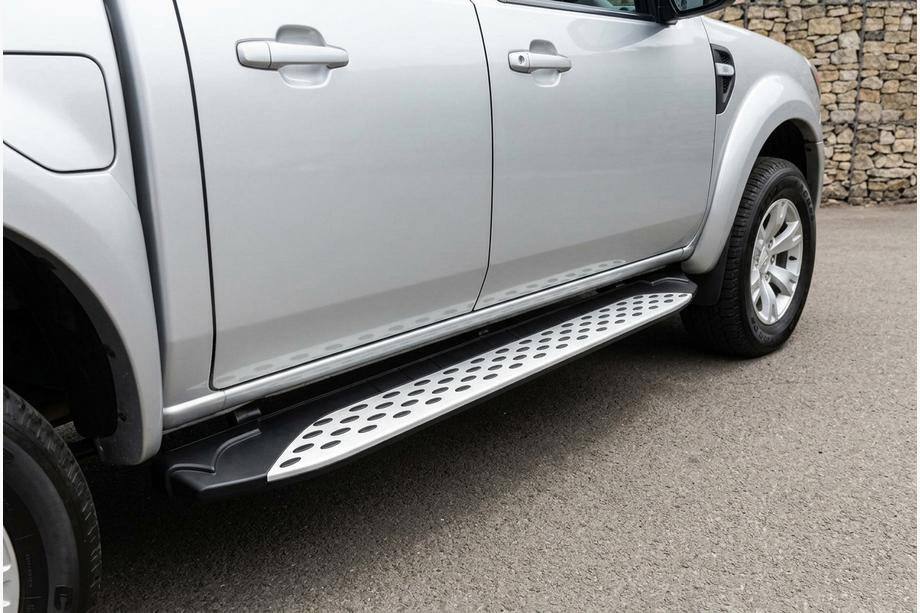 Ford Ranger 2007–2011 Sivuporrast Shining V1 (2 kpl, alumiini) Image