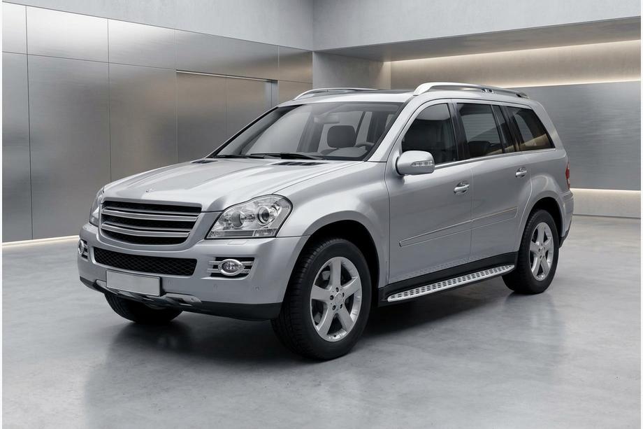 Mercedes GL-sarja X164 2006–2012 Sivuporrast Shining V1 (2 kpl, alumiini) Image