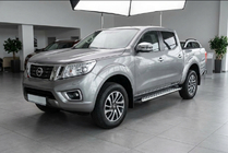 Nissan Navara/NP300 2016– Sivuporrast Shining V1 (2 kpl, alumiini) kuva 1