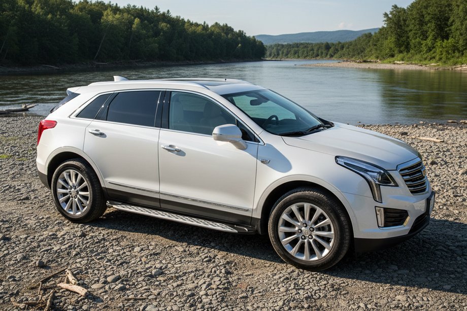 Cadillac XT5 2016– Sivuporrast Shining V1 (2 kpl, alumiini) Image