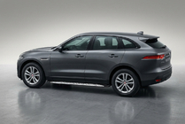Jaguar F-PACE 2016– Sivuporrast Shining V1 (2 kpl, alumiini) kuva 1