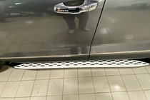 Skoda Kodiaq 2016–2023 Sivuporrast Shining V1 (2 kpl, alumiini) kuva 5