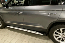 Skoda Kodiaq 2016–2023 Sivuporrast Shining V1 (2 kpl, alumiini) kuva 6