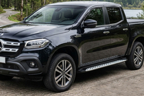 Mercedes X class 2017–2020 Sivuporrast Shining V1 (2 kpl, alumiini) kuva 1