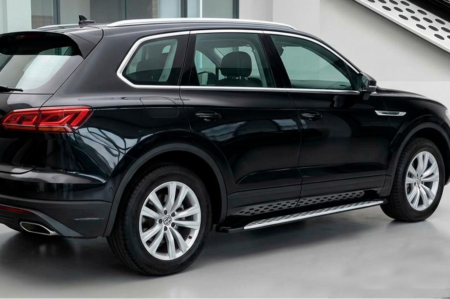 Volkswagen Touareg 2018– Sivuporrast Shining V1 (2 kpl, alumiini) Image