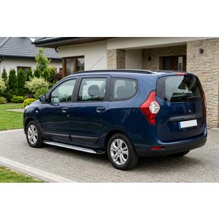Sivuporrast Shining V1 (2 kpl, alumiini) Dacia Lodgy 2012–2022 kuva 1