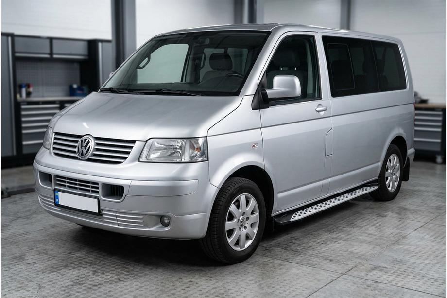 Volkswagen T5 Multivan 2003–2010 Sivuporrast Shining V1 (2 kpl, alumiini) Image