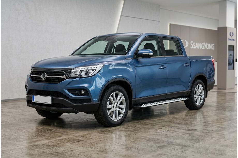 SsangYong Musso II 2018– Sivuporrast Shining V1 (2 kpl, alumiini) Kuva 1
