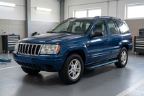 Jeep Grand Cherokee WJ 1999–2004 Maya Blue sivuportaat (2 kpl, alumiini) kuva 1