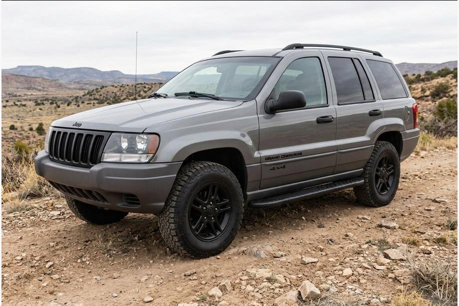 Jeep Grand Cherokee WJ 1999–2004 Bosphore Black -sivuastinlaudat (2 kpl, alumiini) Image