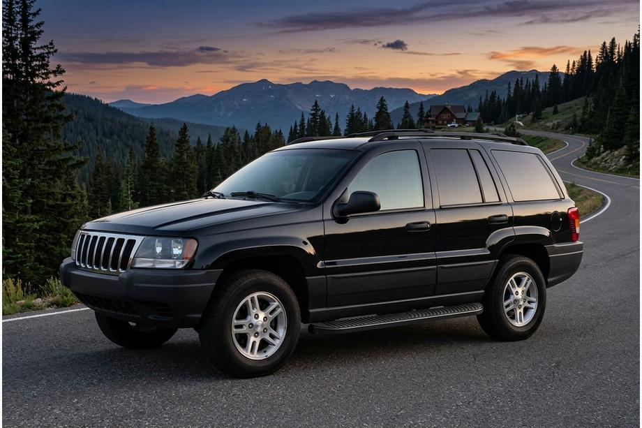 Jeep Grand Cherokee WJ 1999–2004 Sivukynnykset Tayga Black (2 kpl, alumiini) Image