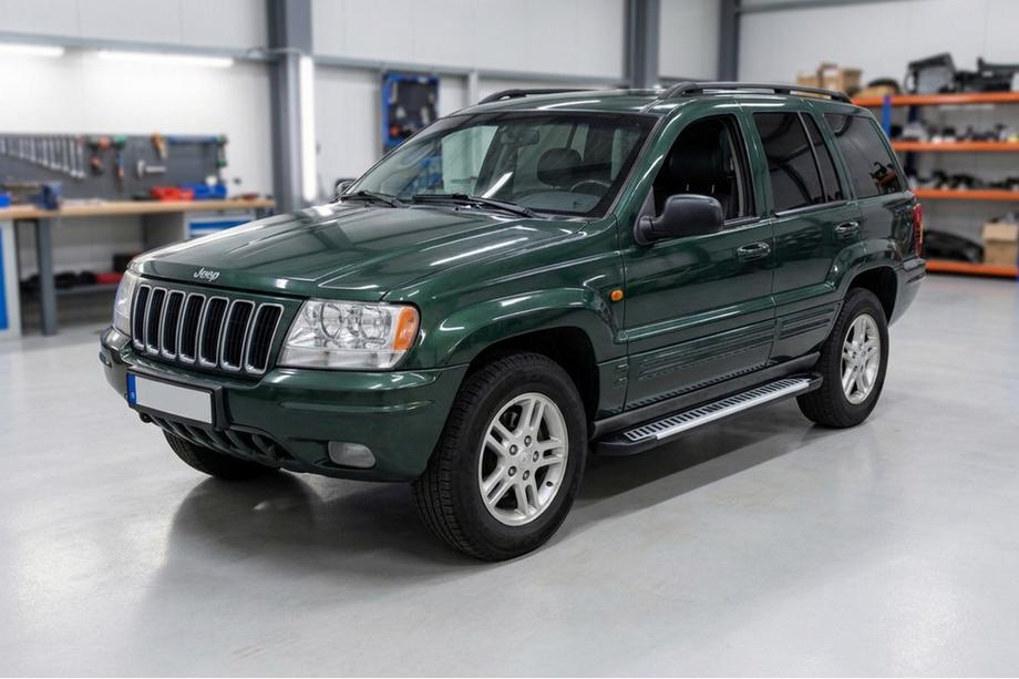 Jeep Grand Cherokee WJ 1999–2004 Line-astinlaudat (2 kpl, alumiini) Image
