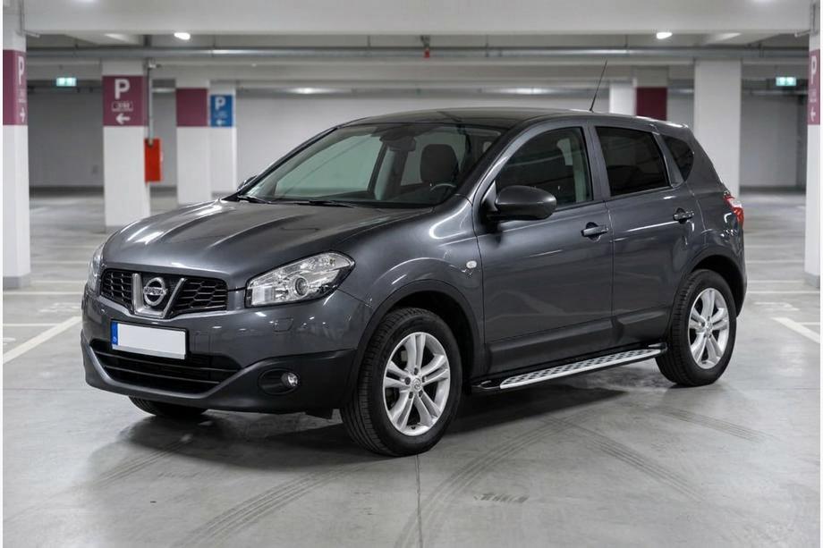 Nissan Qashqai 2010–2014 Sivuporrast Shining V1 (2 kpl, alumiini) pitka akselivali Image