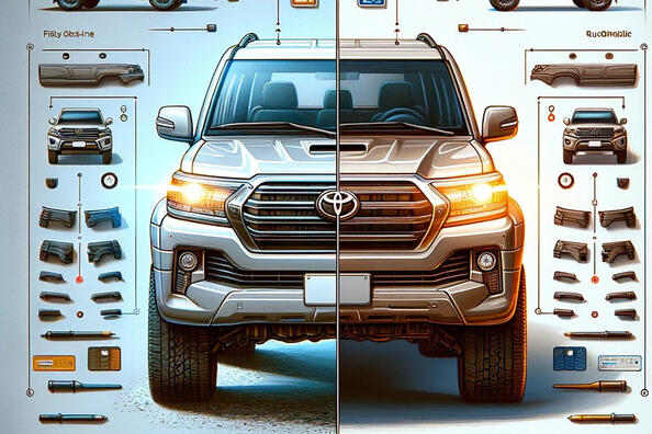 Alkuperäiset vs. kopioidut bodykitit Toyota Land Cruiser 200: kumpi parempi?