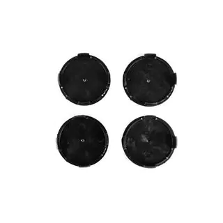 Vanteen keskikupit 71/74 mm ilman rengasta (4 kpl, mustat kromilogolla) kuva 3