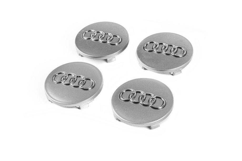 Audi Vanteen keskikupit 60/58 mm harmaa ad5957s (4 kpl) Image