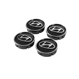 Mustat vanteen keskiökupit hyun60tur-bl (59 mm / 55 mm, 4 kpl) kuva 2