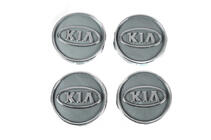 KIA Vanteiden keskiökupit harmaat kia60tur-sir (59 mm / 55 mm, 4 kpl) kuva 2