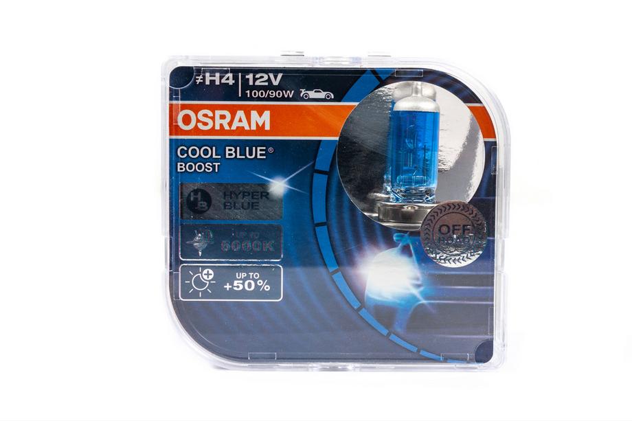 Osram H4 100/90W Cool Blue Hyper 62193CBB ajovalopolttimot (2 kpl) Image