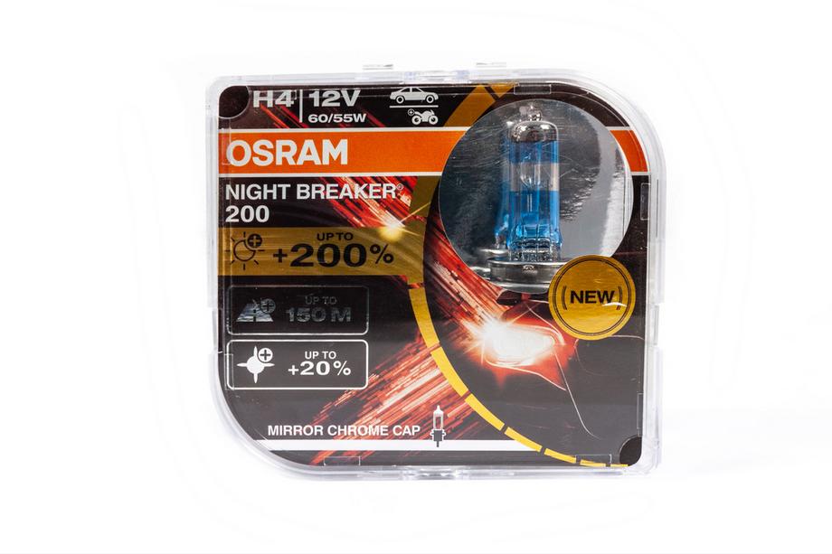 Osram H4 ajovalopolttimo 60/55W Night Breaker Laser +200% 64193NBL200 Image