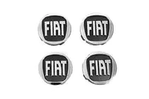 Fiat Vanteiden keskikupit 59/55 mm musta (4 kpl) kuva 2