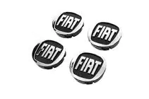 Fiat Vanteiden keskikupit 59/55 mm musta (4 kpl) kuva 1