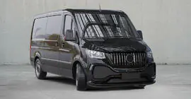 Mercedes Sprinter W907/W910 2018– Etupuskuri säleiköllä, ABS (maalattavaksi) kuva 6