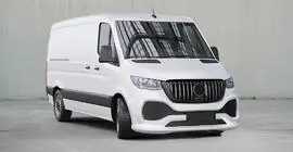 Mercedes Sprinter W907/W910 2018– Etupuskuri säleiköllä, ABS (maalattavaksi) kuva 7