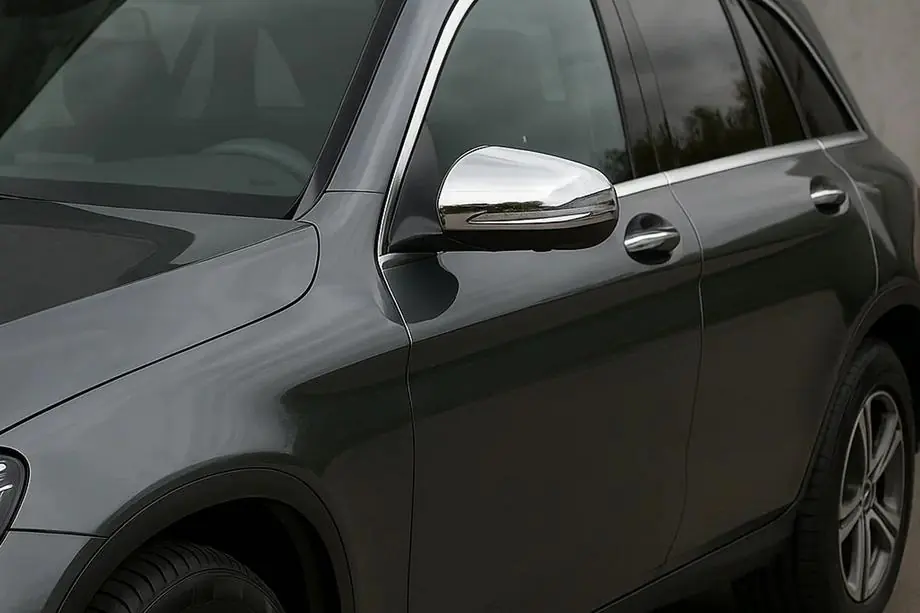 Mercedes GLC X253 2015–2022 Sivupeilien kuoret (2 kpl, ruostumaton teräs) Image
