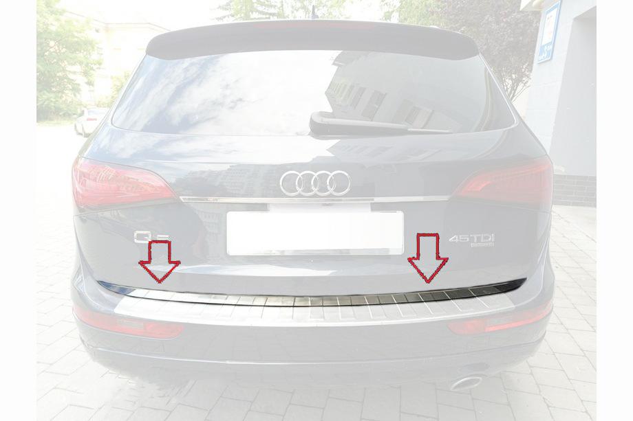 Audi Q5 2008–2017 Takalukun reunalista (ruostumaton teräs) Image