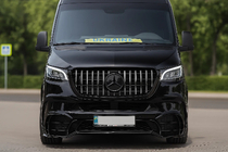 Mercedes Sprinter W907/W910 2018– Etupuskuri säleiköllä V2 (AMG) kuva 9