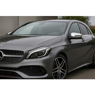 Sivupeilien kuoret (2 kpl, ruostumaton teräs) Mercedes A-sarja W176 2012–2018 kuva 1