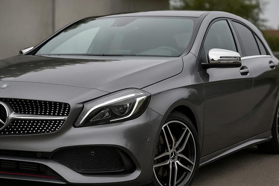 Mercedes A-sarja W176 2012–2018 Sivupeilien kuoret (2 kpl, ruostumaton teräs) Image