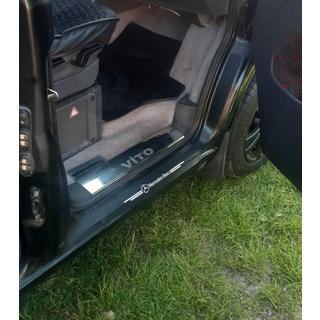 Carmos V1 sisäkynnyslistat (3 kpl, ruostumaton teräs) kuva 1