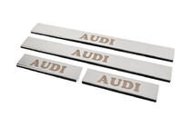 Audi A4 B8 2007–2015 Ovikynnyslistat (4 kpl, ruostumaton teräs) kuva 2