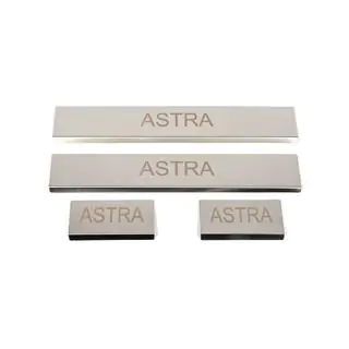 Ovikynnyslistat (4 kpl, ruostumaton teräs)
