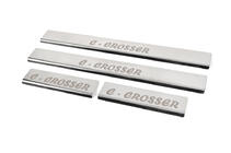 Citroen C-Crosser 2007–2013 Ovikynnyslistat (4 kpl, ruostumaton teräs) kuva 4