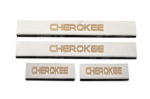Jeep Grand Cherokee WK2 2010–2021 Kynnyslistat V-2 (4 kpl, ruostumaton teräs) kuva 1