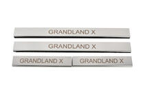 Opel Grandland X 2017– Ovikynnyslistat (4 kpl, ruostumaton teräs) kuva 1
