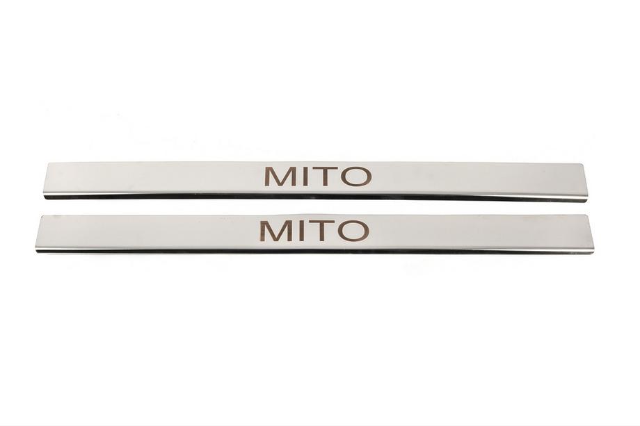 Alfa Romeo MiTo 2008–2018 Kynnyslistat (2 kpl, ruostumaton teräs) Image