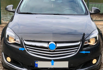 Opel Insignia 2008–2017 Etumaskin listat (2014-2017, ruostumaton teräs) kuva 3