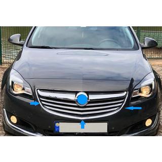 Etumaskin listat (2014-2017, ruostumaton teräs) Opel Insignia 2008–2017 kuva 3
