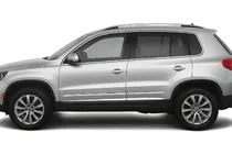Volkswagen Tiguan 2007–2016 Oven koristelistat (4 kpl, ruostumaton teräs) kuva 1