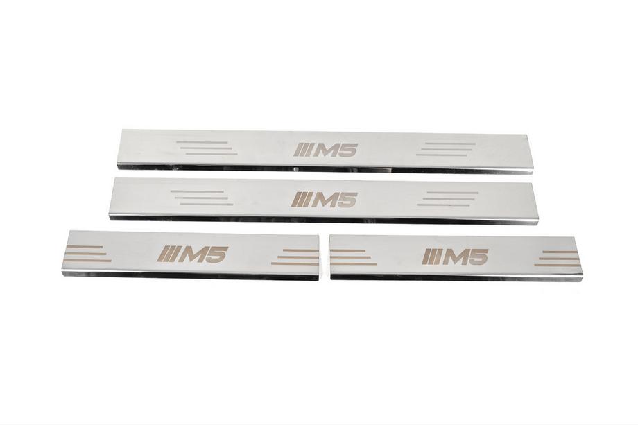 BMW 5-sarja E34 1988–1995 Kromatut kynnyslistat (4 kpl, Carmos V4) Image