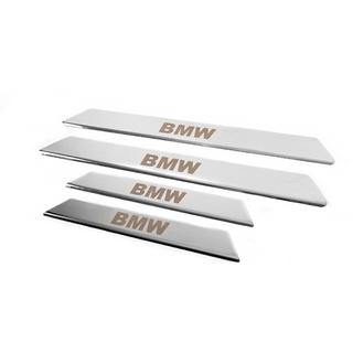 Kromatut kynnyslistat V-2 (4 kpl, Carmos) BMW 5-sarja E39 1996–2003 kuva 2