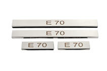 BMW X5 E70 2007–2013 Ruostumattomat kynnyslistat (4 kpl) kuva 7