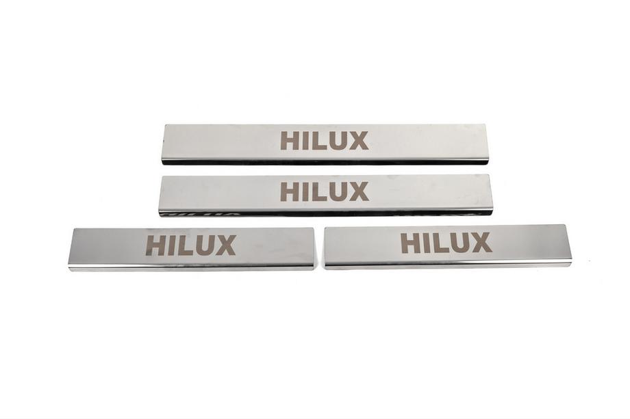Toyota Hilux 2015– Ruostumattomat kynnyslistat (4 kpl) Image