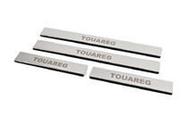 Volkswagen Touareg 2010–2018 Carmos V1 kynnyslistat (4 kpl, ruostumaton teräs) kuva 2